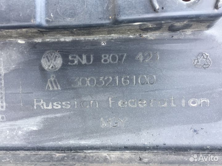 Бампер задний для Volkswagen Tiguan. 5NU807421