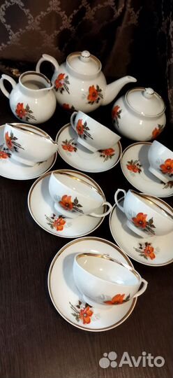 Чайный сервиз СССР дулево