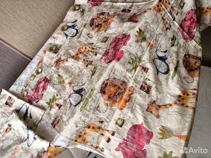 Комплект штор в детскую