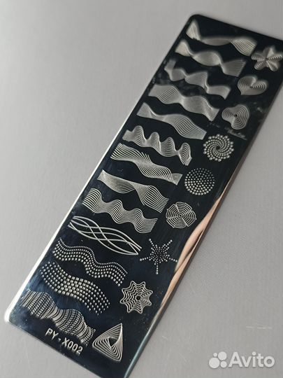 Пластины для стемпинга, наклейки для ногтей