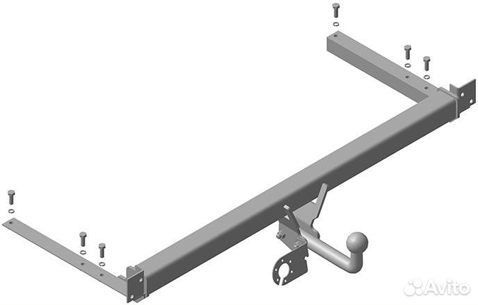 Фаркоп audi 100 (1982-1990) (AvtoS AU 02)