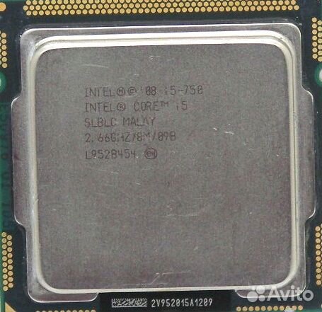 Процессор Intel Core i5-750 2.66 (3.2) Ghz (Socket