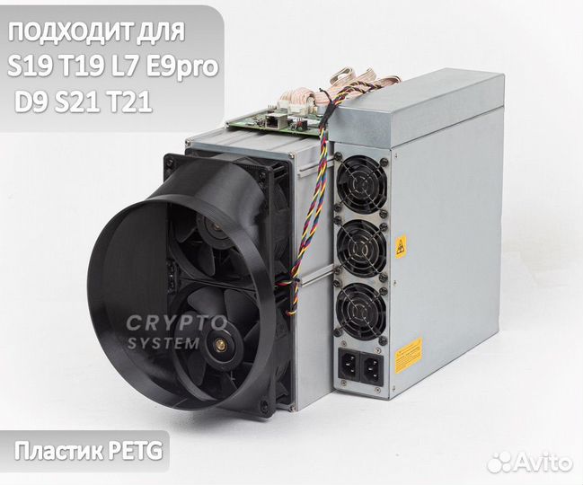 Фланец для асика S19, L7, E9, S21, T21