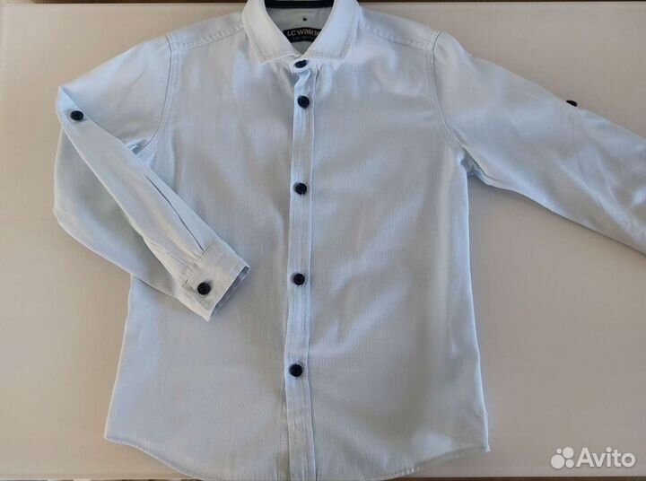 Качественные рубашки для мальчика р.104-110