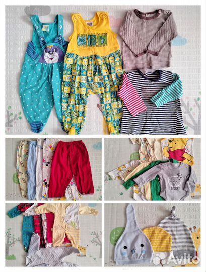 Вещи пакетом на мальчика 62-68 р