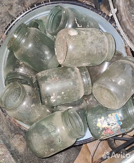 Банки стеклянные 3л, бутылки под вино 5л