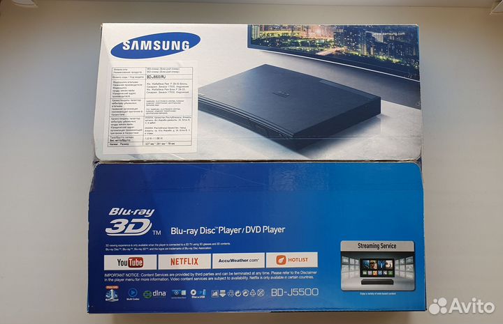 Видеоплеер Blu-ray Samsung BD-J5500