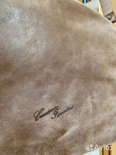 Мужская кожаная сумка ручной работы