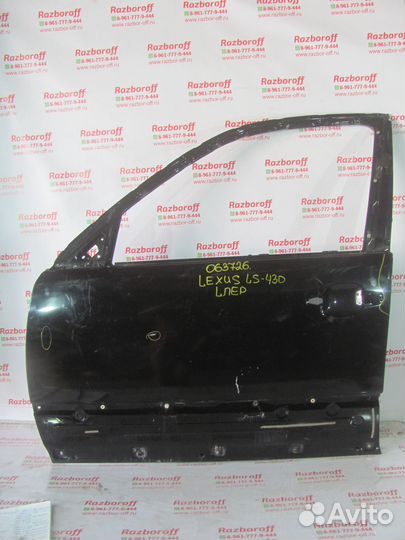 Дверь передняя левая Lexus LS 430 2000-2006