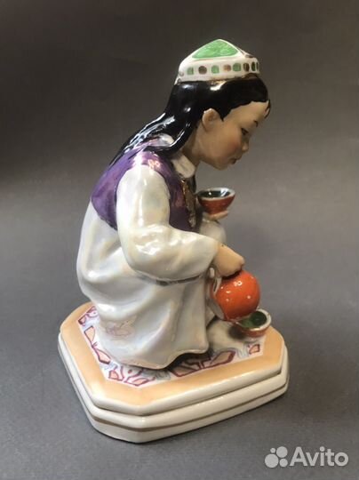 Статуэтка Дулево 1960 Маленькая хозяйка
