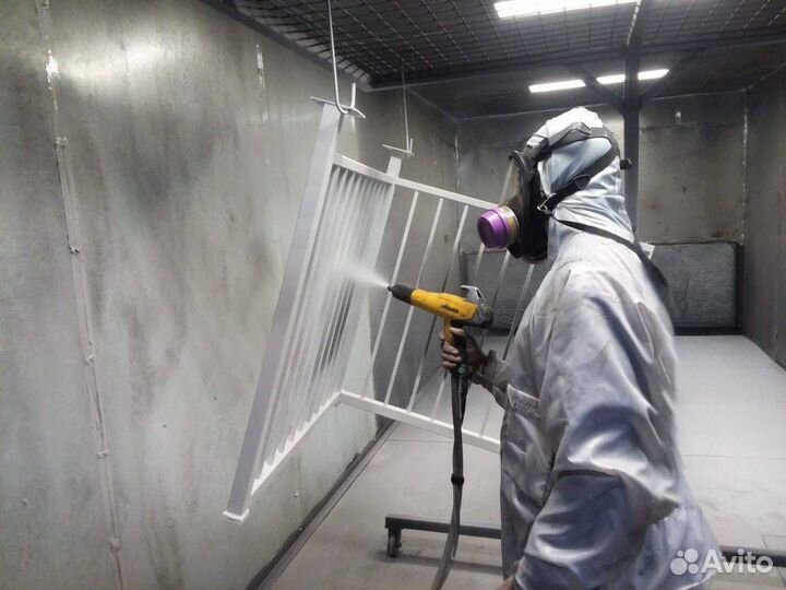 Порошковая покраска и пескоструйная обработка