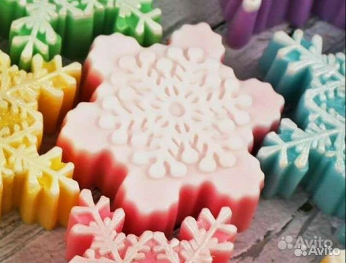Силиконовые формы для мыла зимние, новогодние