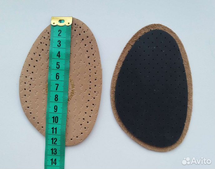 Полустельки из кожи 