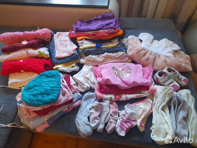Вещи пакетом на девочку р.70-92 (47 вещей)