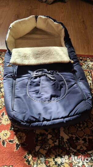 Конвер меховой для новорождённого