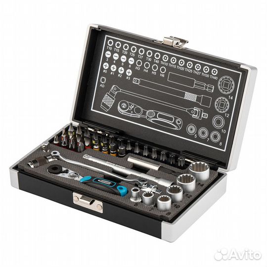 Набор бит и торцевых головок Gross Арт 11625