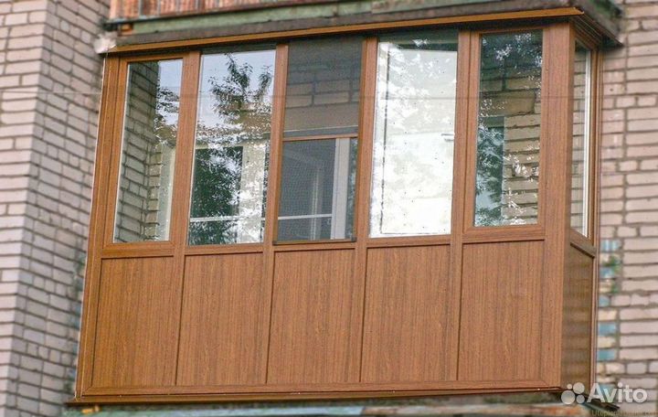Балконы пластиковые француз