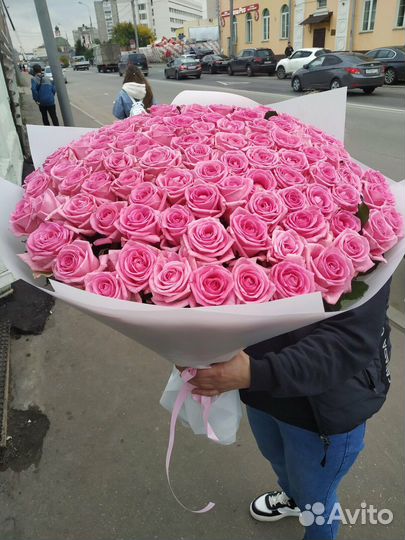 Розы 101 штука 70 см бесплатная доставка