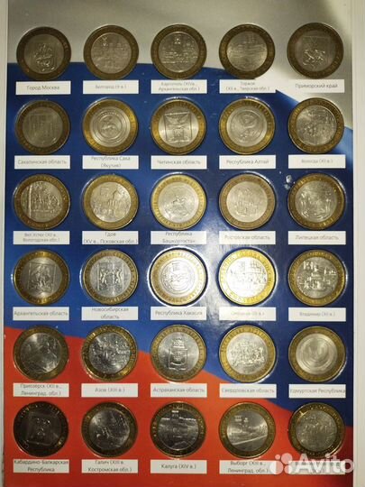 Монеты РФ биметалл