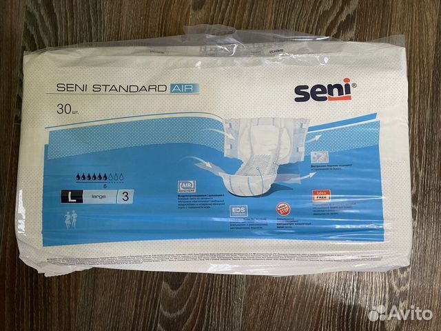 Подгузники Seni (памперсы) для взрослых 3 размер