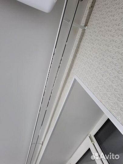 Карнизы для штор двухрядный металлический