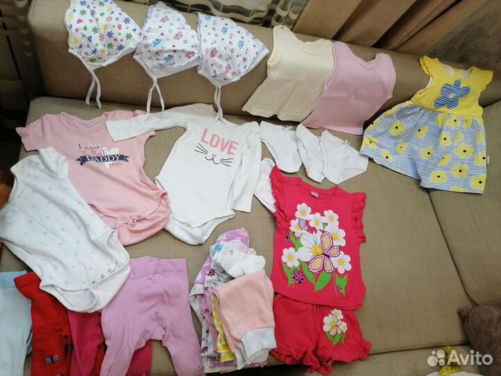 Пакет вещей для девочки 56-74