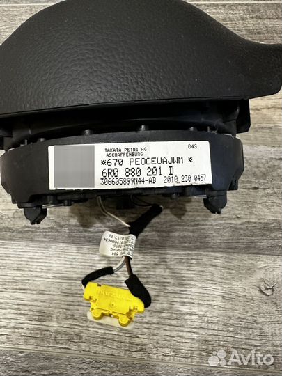 Руль на volkswagen polo sedan с подушкой