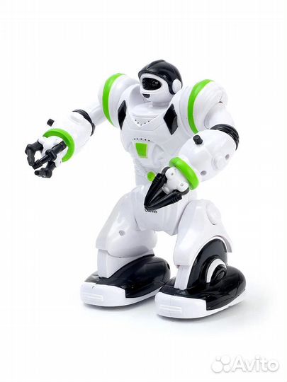 Робот Strong Pioneer Calvin Mini р/у (свет, звук, движение) 20 см 27106