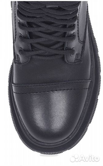 Новые Кожаные зимние ботинки