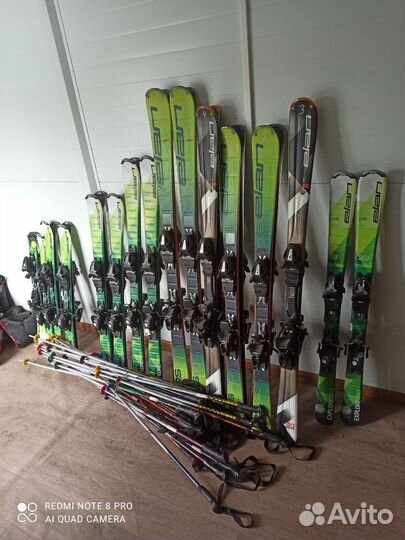 Горные лыжи и борды комплектами