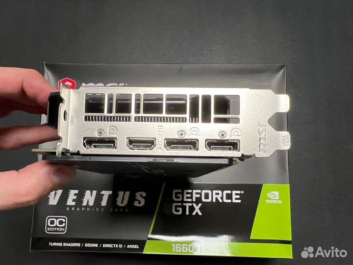 Видеокарта msi gtx 1660 ti в отличном состоянии
