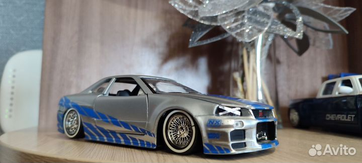Jada 1/24 skyline stance r34