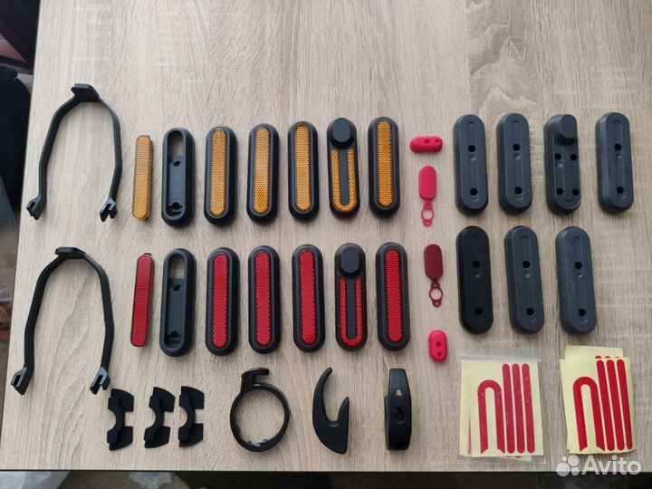 Xiaomi m365 крылья, резинки, накладки, запчасти