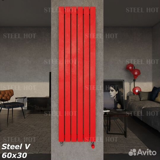 Вертикальный дизайн радиатор Steel-Hot от завода