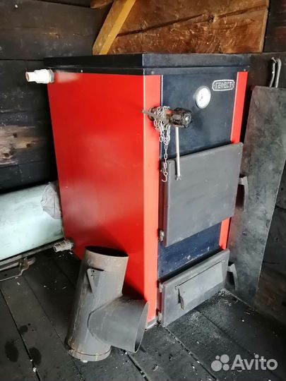 Твердотопливный котёл 30 квт