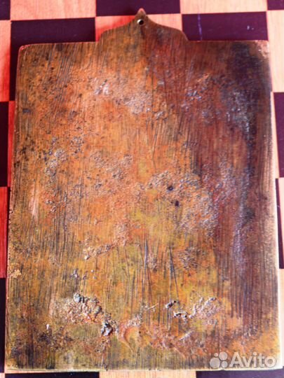 Седмица - икона медная (меднолитая) 18 век с ушком