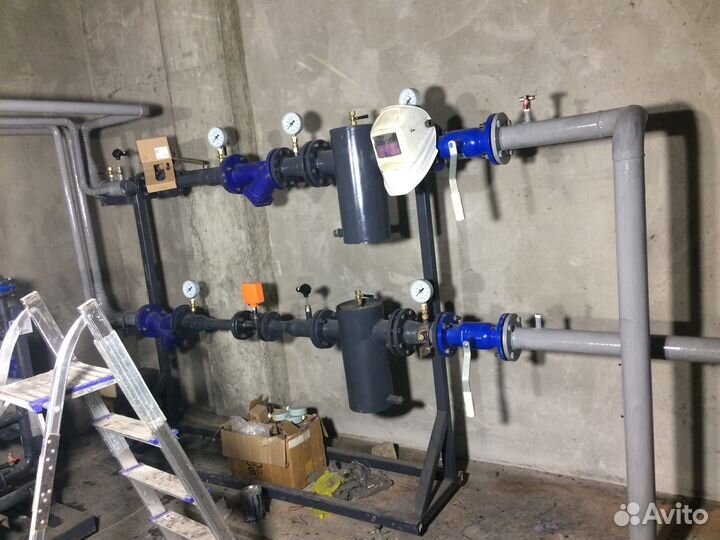 Промывка систем отопления сантехнические работы