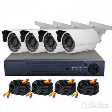 Видеонаблюдение.Комплект:1 камера 1Mп HiWatch