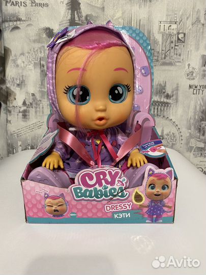Кукла Cry Babies Dressy Кэти интерактивная 40889