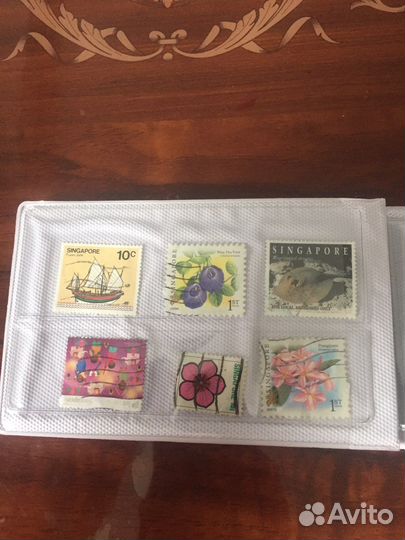 Монеты и марки Малазия Сингапур