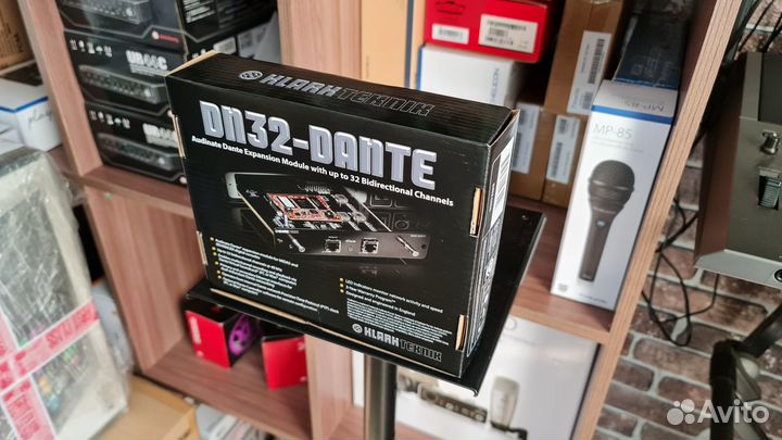Плата расширения Dante для Klark Teknik DN32-dante