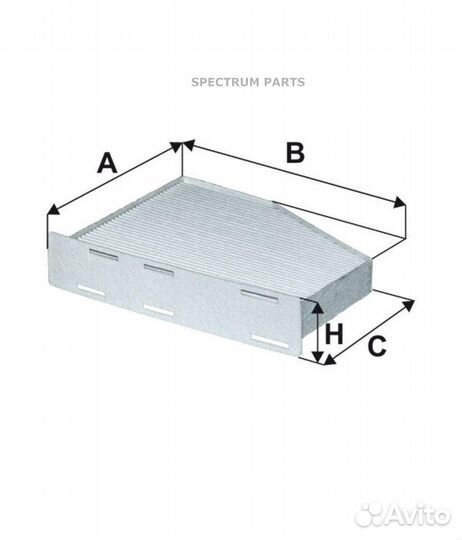 Фильтр салона filtron K1111 (K1111)