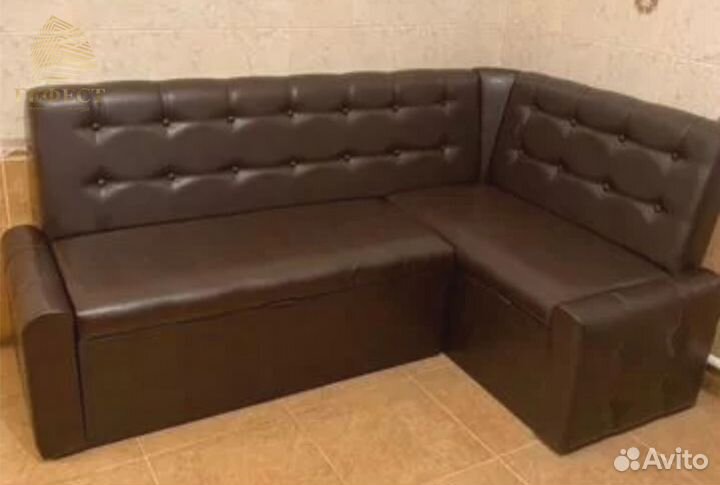 Скамья угловая Верона с спальным местом Арабика