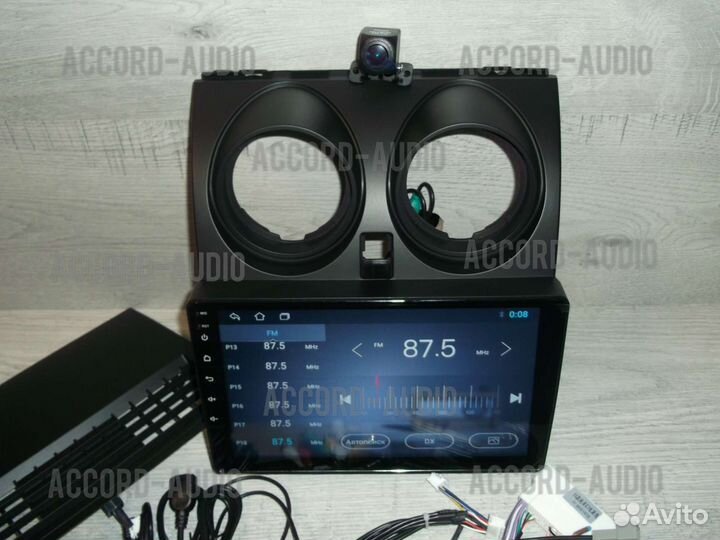 Магнитола 2DIN Nissan Qashqai j10 Android +камера
