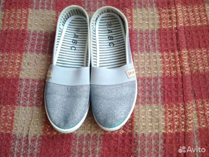 Слипоны для девочки 36 размер