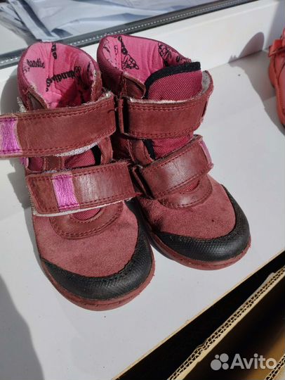 Ботинки демисезонные для девочки 25 размер