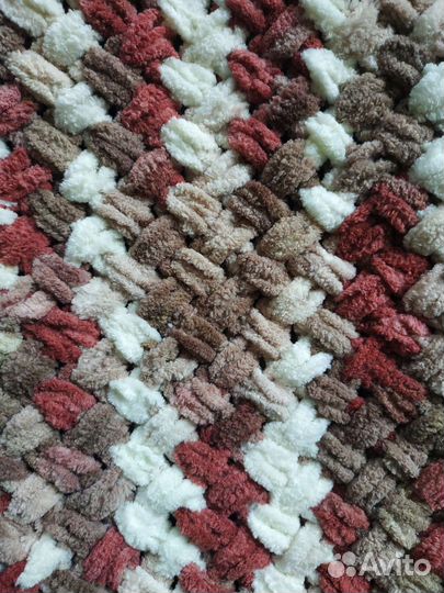 Плед детский вязаный