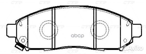 CKN-18 Колодки тормозные дисковые перед G
