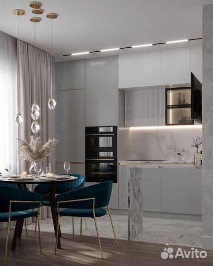 Кухни на заказ индивидуальный замер