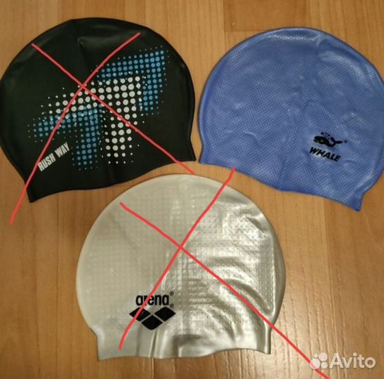 Шапочка для плавания взрослая